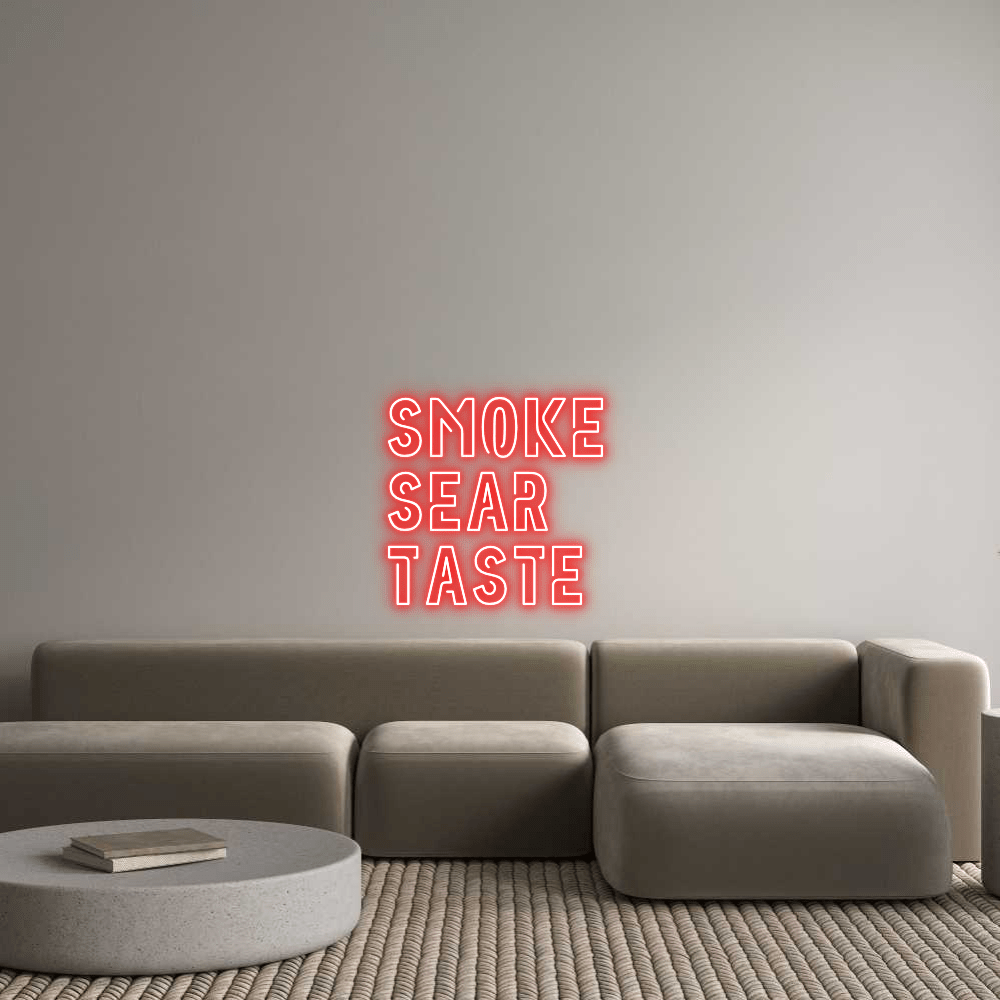 Custom Neon Sign Online Editor rök Sear Tast... - Planet Neon