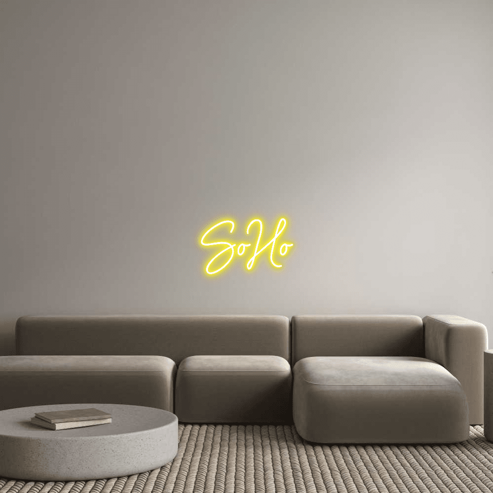 Custom Neon Sign Online Editor SoHo - Planet Neon