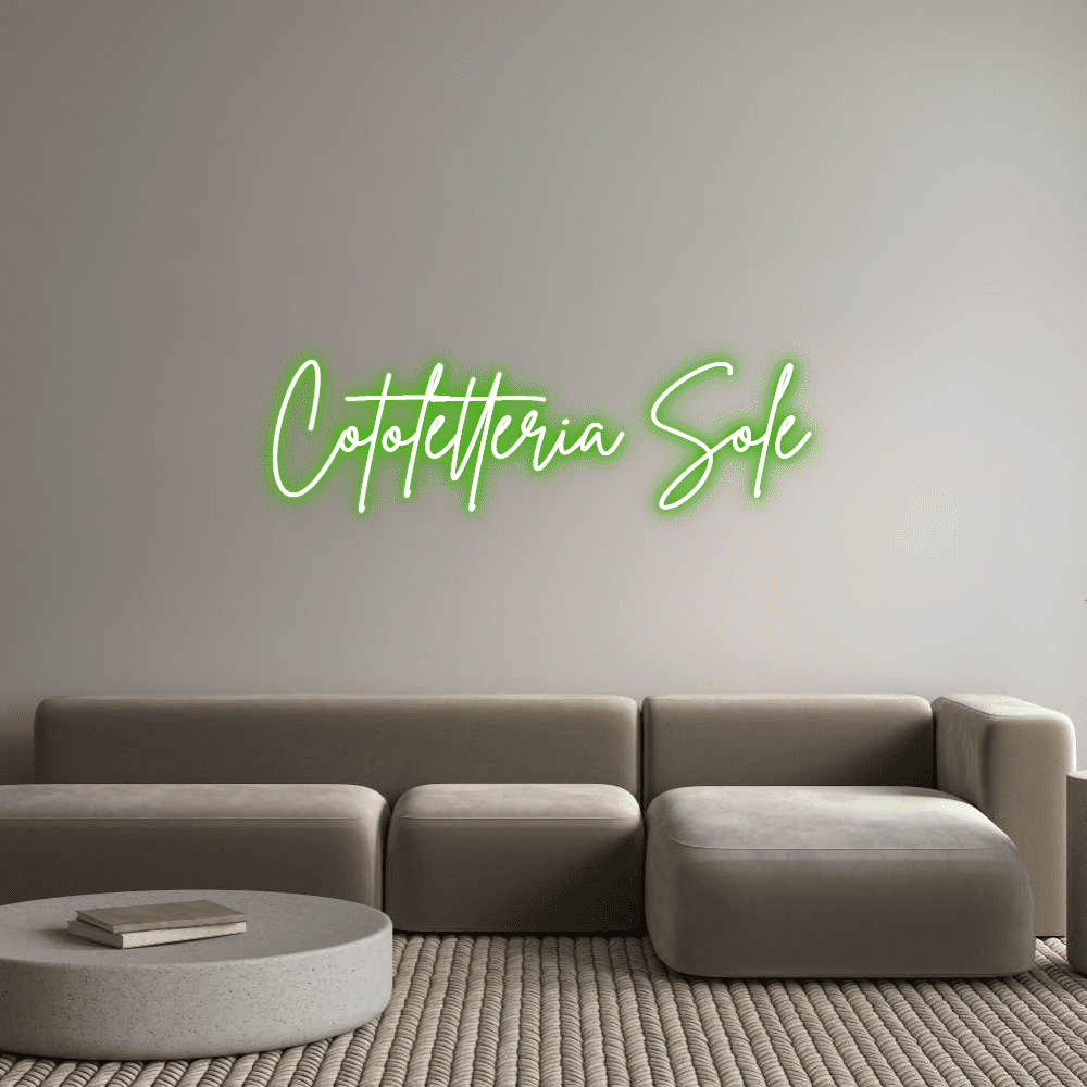 Custom Neon Sign Online Editor Cotoletteria So... - Planet Neon